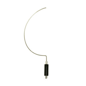 Crescent-shaped electrode
